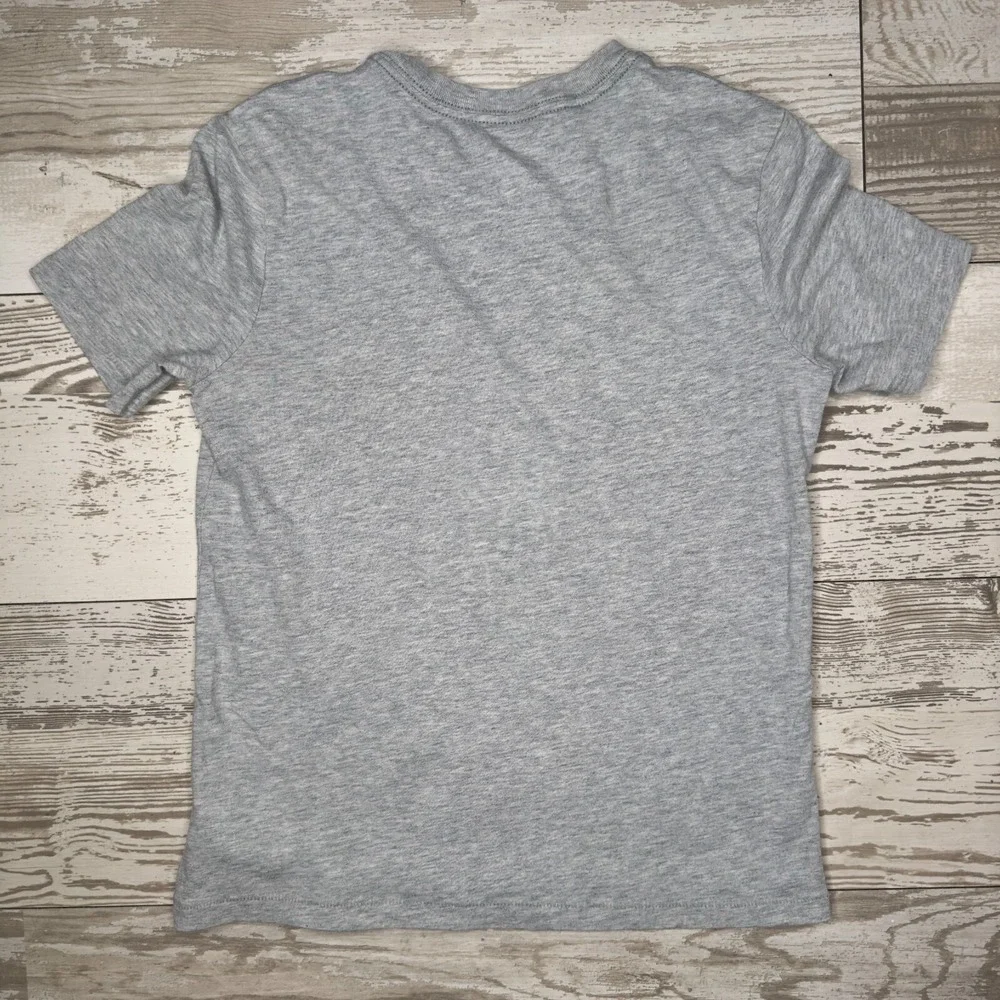 Gap Kids Gray Logo T-Shirt Boys Medium Short Sleeve Casual Tee